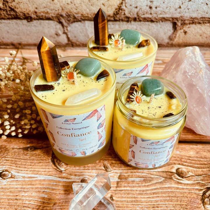 A l'état Naturel - Wholesale Jar/Filled Candle - Confidence candle - Tiare flower4