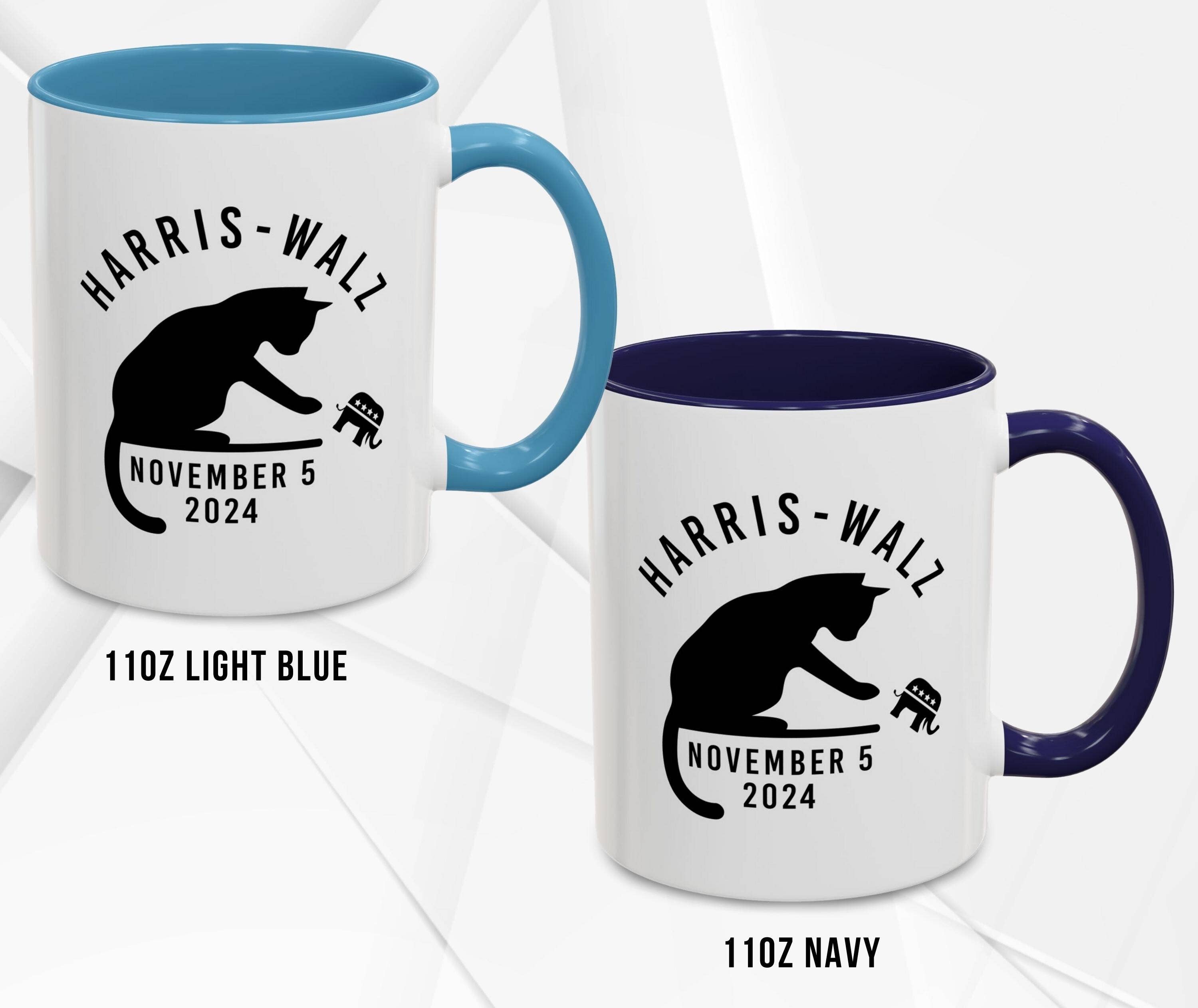 NVC Ecommerce LLC - Vente Tasse à café - Tasse Election Cat 2024, tasse de satire politique, élection drôle 5