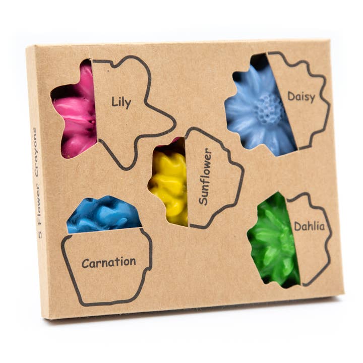 Flower Crayon Set for wholesale by Crazy Crayons