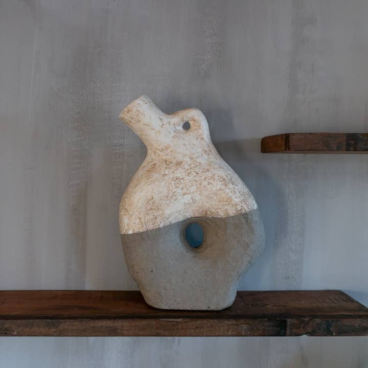 EARTHWARE - Wholesale Wall Mounted Shelf - Vintage wood wall shelf 105x15 cm2