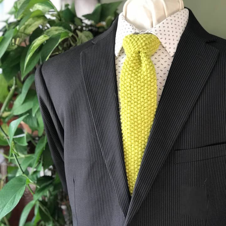 Wool Hand Knit Necktie for wholesale by Simply Me • Gentlemen Est. 2017 LLC