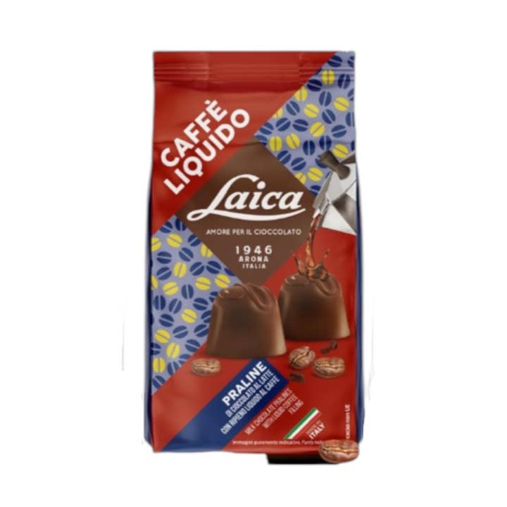 Milk Chocolate Pralines With Liquid Coffee Filling By Laica for wholesale by Made in eatalia