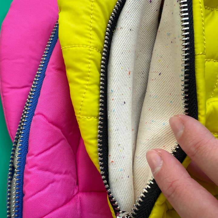 Curlworks - Wholesale Crossbody Bag - Unisex - The Fish Bag - Sporty Yellow5