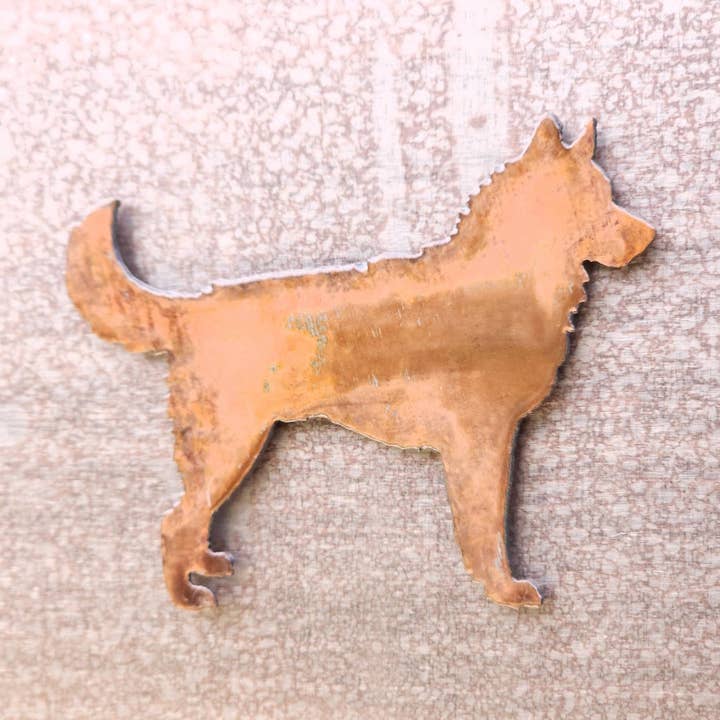 Imán para perros husky para venta al por mayor de Rustic Metalz