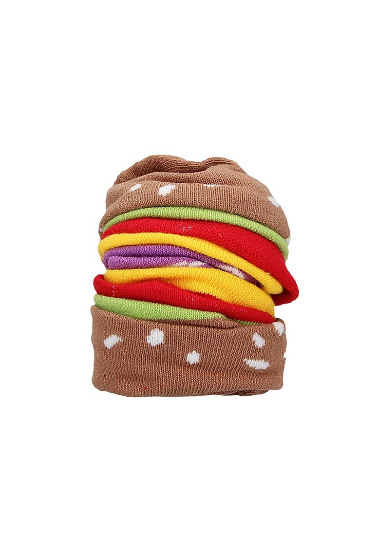Ohno - Wholesale Socks - Unisex - Ohno Gift Items Funny Hamburg Socks - Multicolor2