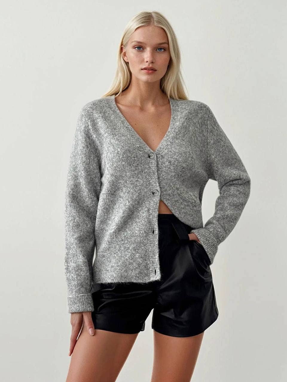 Anaz - Vente Cardigan – femme - Cardigan col V