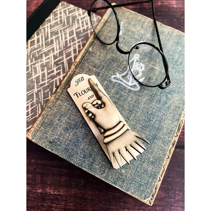 Conquest Journals - Vente Marque-page - Porte-page vintage Harry Potter Flourish and Blotts5