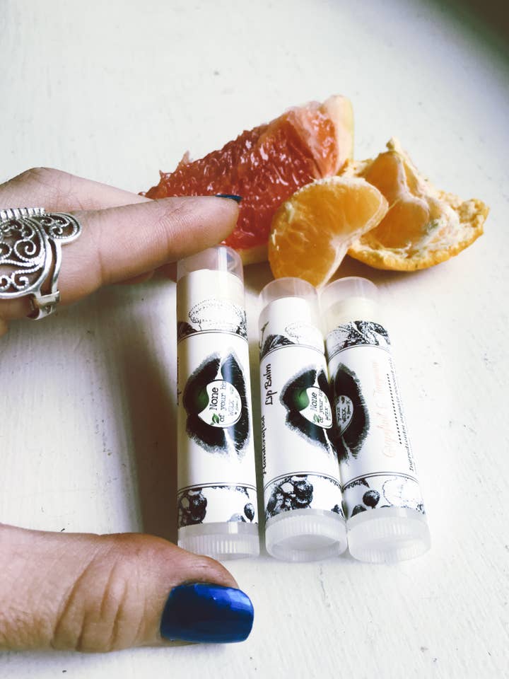 Hydrating Lip Therapy Balm with Hemp Seed Oil for wholesale by None of Your B's Wax Skin & Hair care