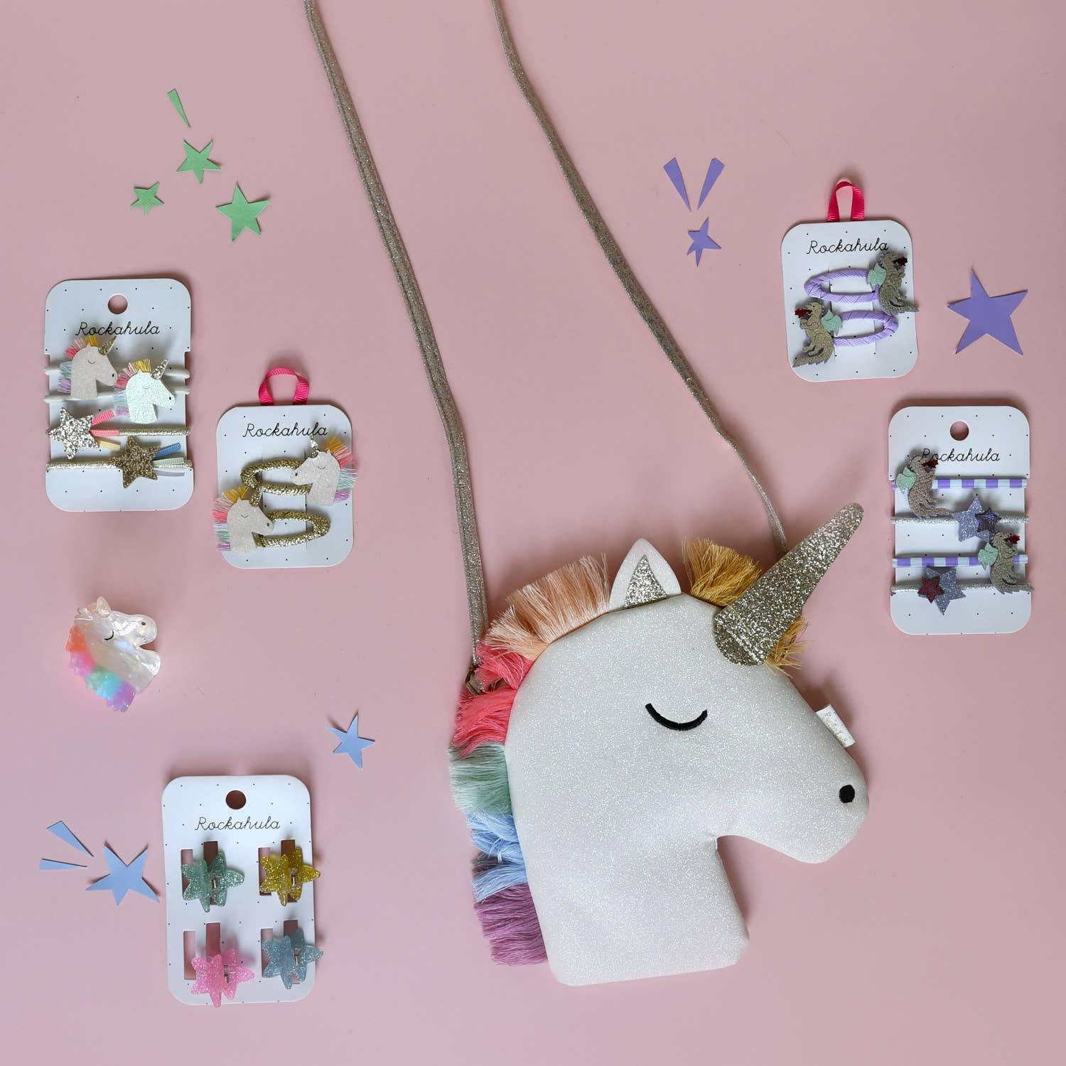 Rockahula Kids - Wholesale Hair Clip - Kids - Rainbow Unicorn Clips3