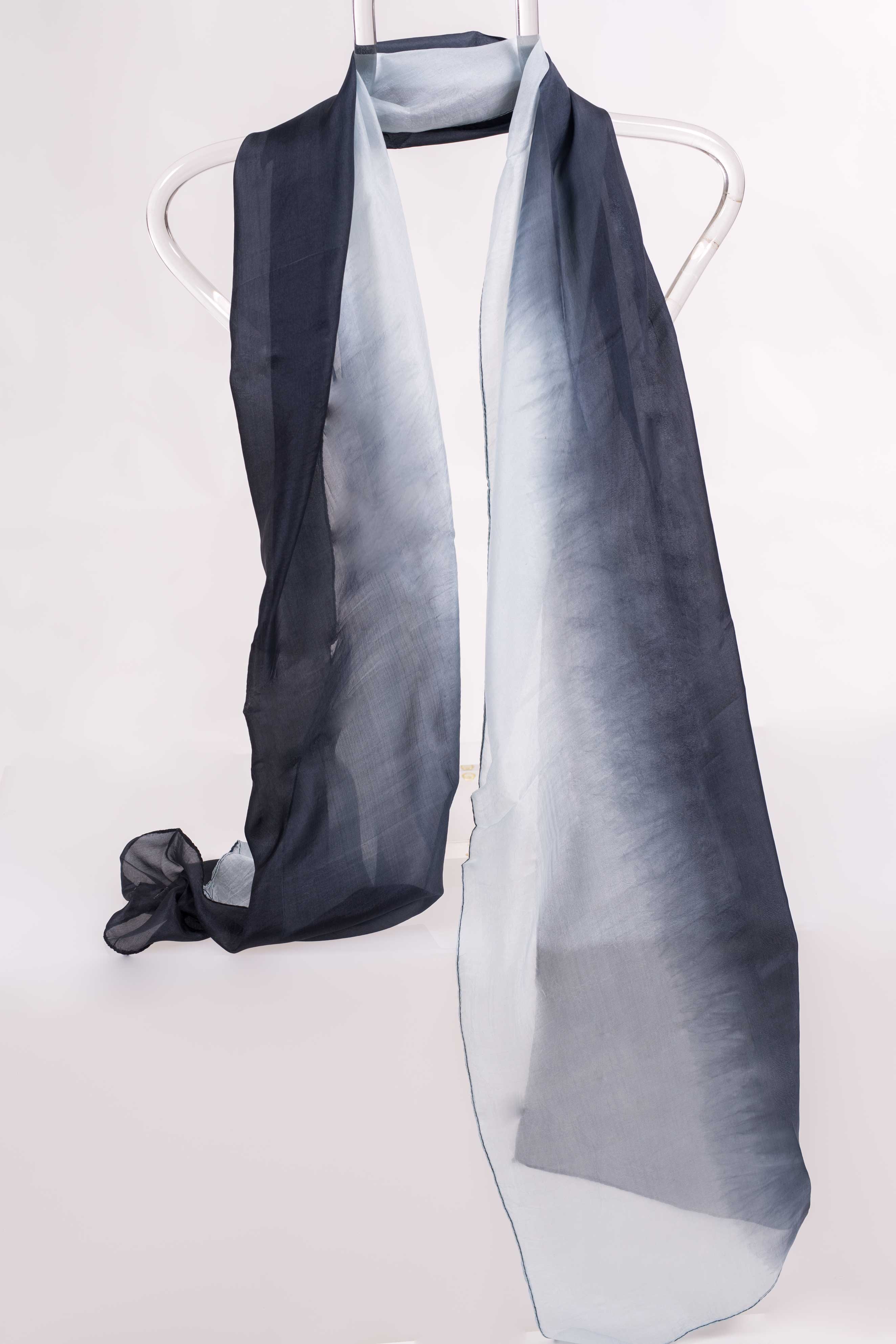 MR Complements - Wholesale Scarf - Women's - Two-tone natural silk scarf11