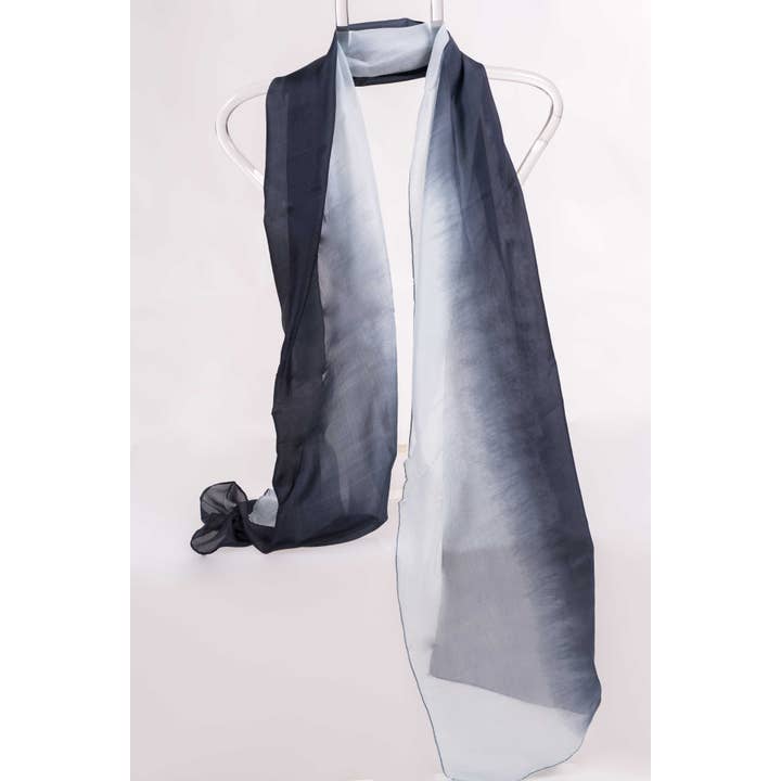 MR Complements - Wholesale Scarf - Women's - Two-tone natural silk scarf11