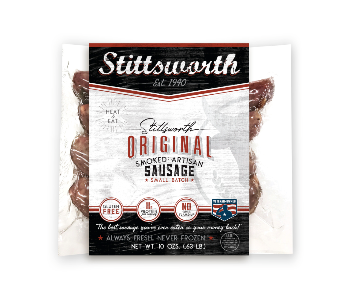 Stittsworth Meats - Wholesale Sausage - Stittsworth Original Sausage - a mouthwatering blend of beef and pork that's sure to make your taste buds dance!0