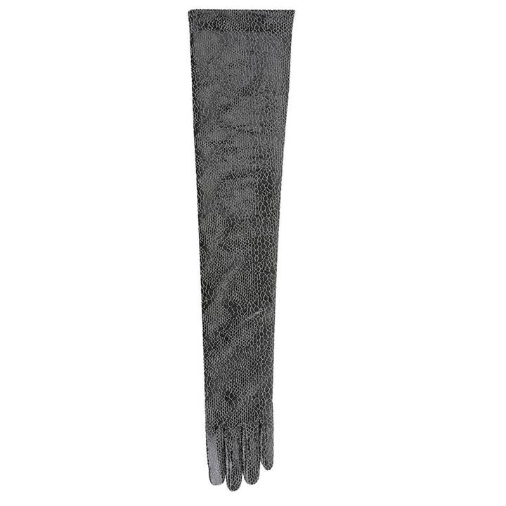 Jeanne Simmons Accessories - Wholesale Gloves - Women's - 7657 Full Arm Long Python Gloves WinterÂ
