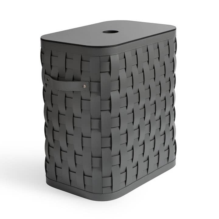 Cesto Rettangolare Alto Demetra con Coperchio Piatto for wholesale by Pinetti