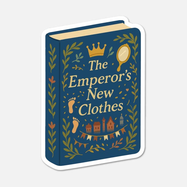 Footnotes - Wholesale Sticker - The Emperor's New Clothes by Hans Christian Andersen   - Book Sticker0