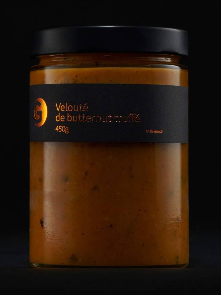 Butternut velouté truffled with black truffle 5% for wholesale by GAZEL