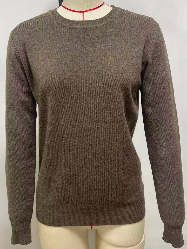 Rosa Clothing - Wholesale Knit Sweater - Women's - Casual Pullover Sweater in Solid Color for Versatile Styling7