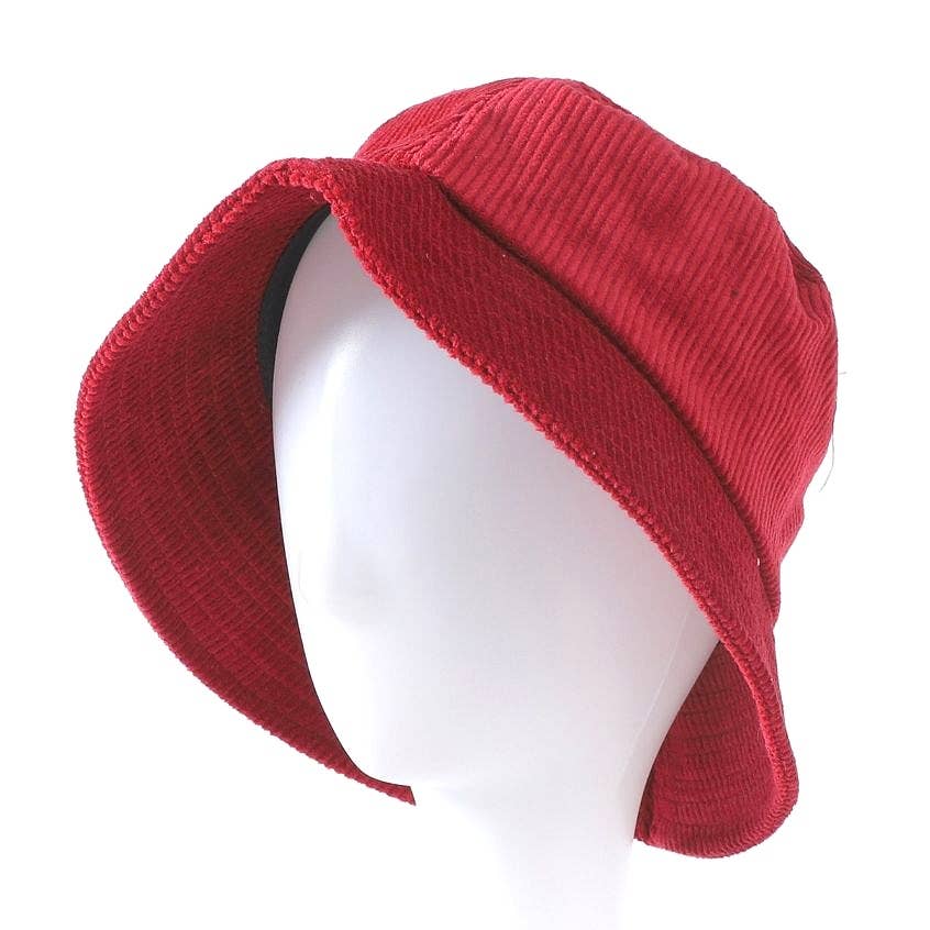 Diacly – wholesale Bucket hat – Women's – Woman Solid Color Corduroy Bucket Hat10