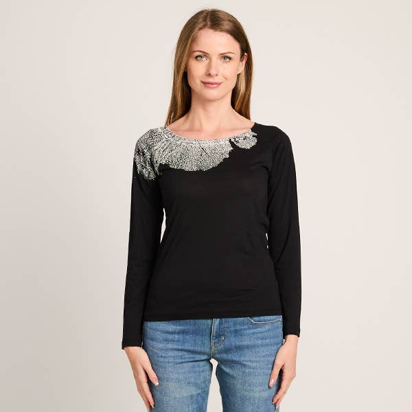 Umsteigen – Engroshandel Skjorte - Dame – Ærmeblæser Bambus1