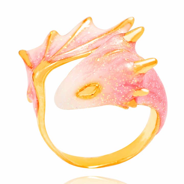 Anillo dragón topacio dorado para venta al por mayor de MONVATOO London