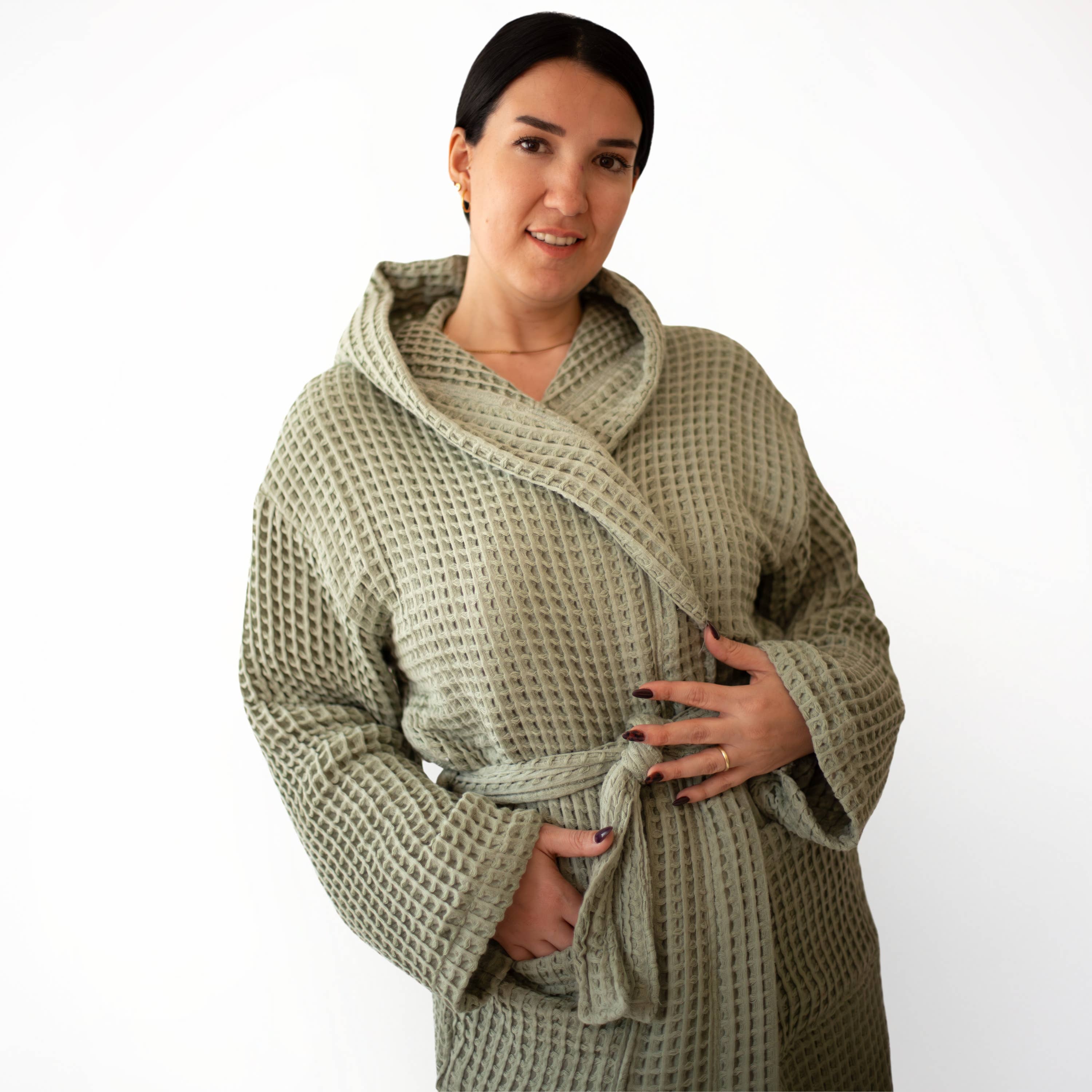 Vivamaison – Engroshandel Morgenkåbe - Unisex – Premium Vaflet Bomuld Badekåbe, Unisex Spa Komfort140