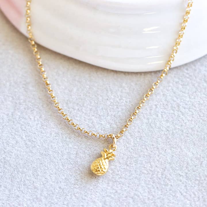 Pulsera Piña Oro para venta al por mayor de Vi Ling Designs