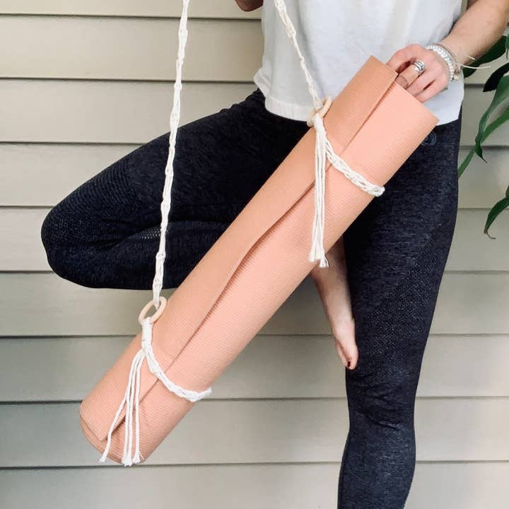 Rosie the Wanderer, Handmade Macramé - Wholesale Yoga Strap/Band - Macrame Yoga Mat Strap- Macrame Yoga sling0