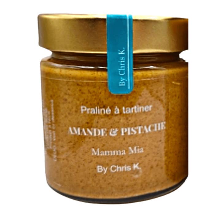 Pâte à tartiner AMANDE & PISTACHE, Mamma Mia 200g pour la vente par By Chris K.