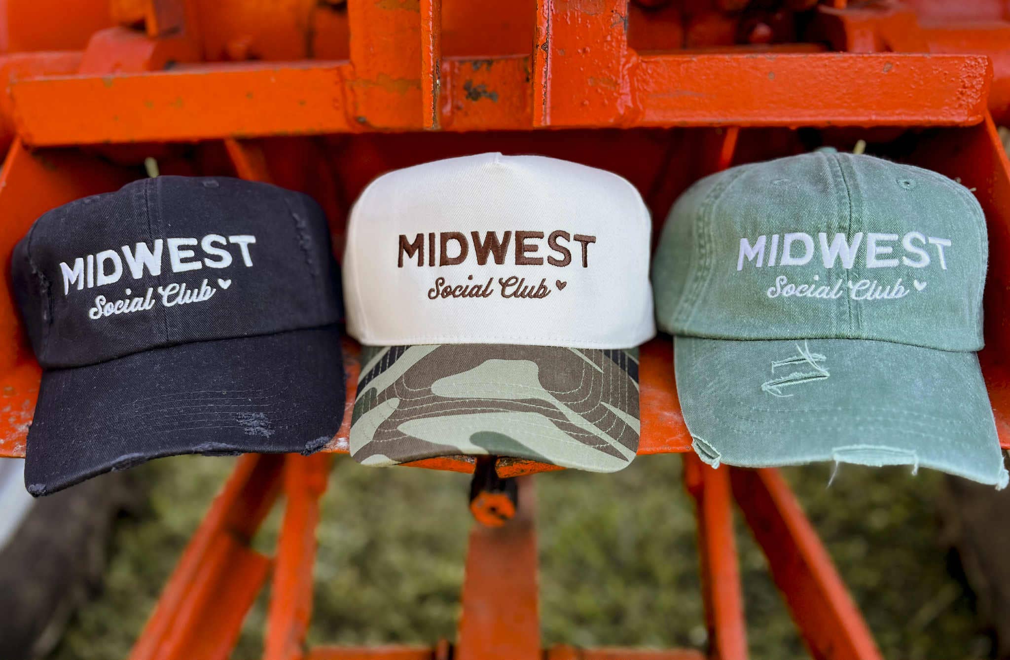 MIDWEST SOCIAL CLUB - Trucker Hats - Camo Bill for wholesale on Faire3