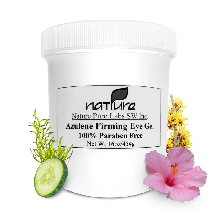 Professional Azulene Firming Eye Gel / 1.0lb for wholesale by NATPURE Clinical Skin Care