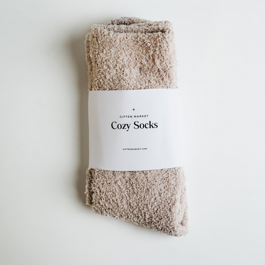 Giften Market - Wholesale Socks - Women's - Cozy Cloud Socks - Ivory - Warm & Soft - Women’s Gift1