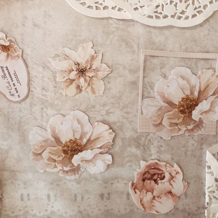 Chapteries - Wholesale Sticker - Set of 50 individual stickers - Floral mood6