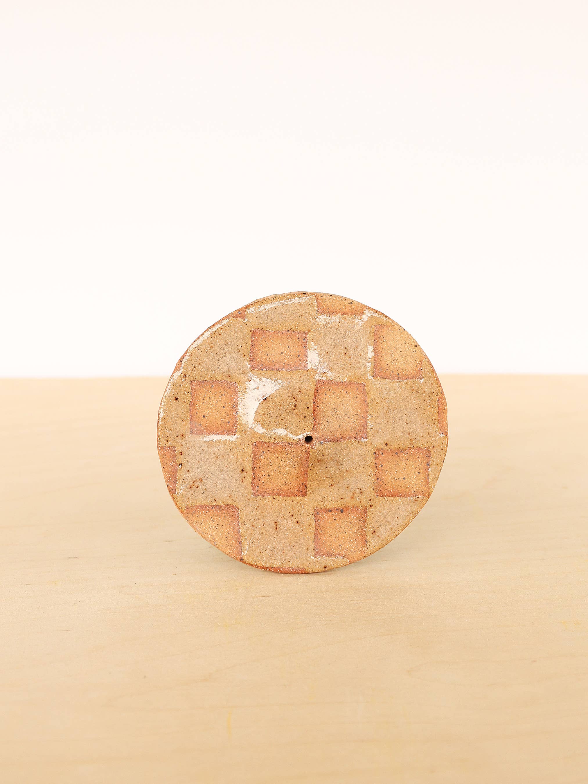 Nightshift Ceramics - Wholesale Incense Holder - Checkerboard Ceramic Incense Holder - 2 Colours1