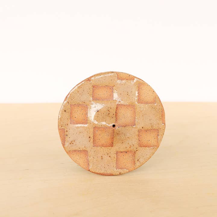 Nightshift Ceramics - Wholesale Incense Holder - Checkerboard Ceramic Incense Holder - 2 Colours1