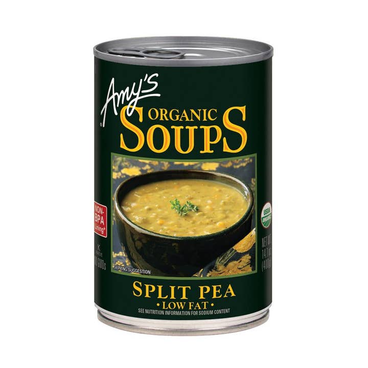 Amy's Kitchen Organic Split Pea Soup, 14.1 Oz for wholesale by KeHE Distributors, LLC
