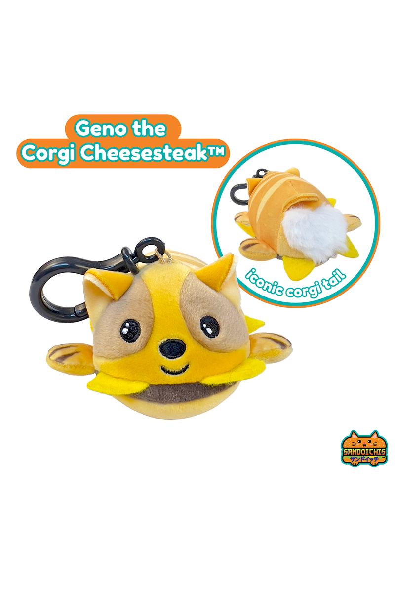 License 2 Play Toys - Wholesale Backpack - Kids - Sandoichis™ Kawaii Animal Sandwich Clip-On Plush in Display1