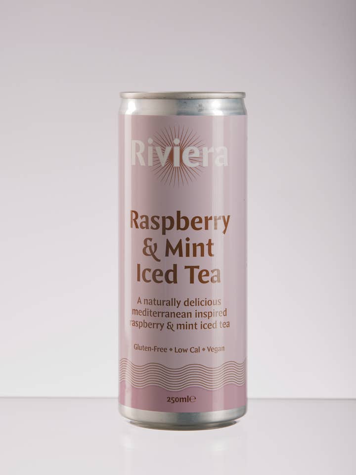 Raspberry and Mint Iced Tea for wholesale by Riviera Iced Tea