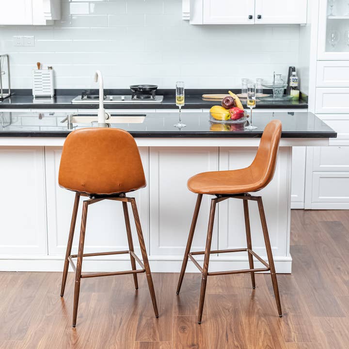 Charlton 26in Counter Barstool Swivel Walnut Legs for wholesale by 39F INC CANADA