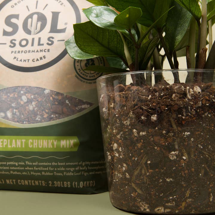 Sol Soils - Wholesale Planting/Potting Soil - Bulk Soil - Houseplant Chunky Mix (7 Gal Box)8