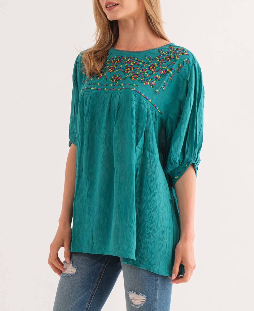 Raj Trading & Imports (USA) Inc. - Vendita all'ingrosso Camicetta - Donna - Top Ricamato Miley1