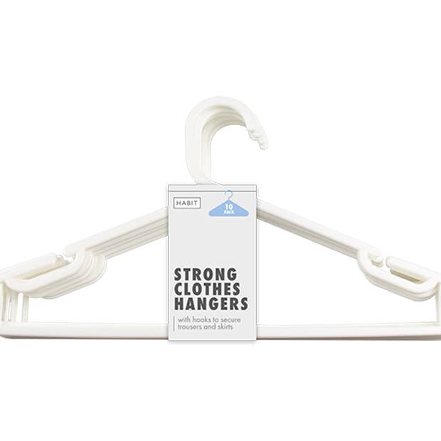 LMT-UK – wholesale Clothes hangers – Strong Clothes Hangers 10pk - 50562838710613