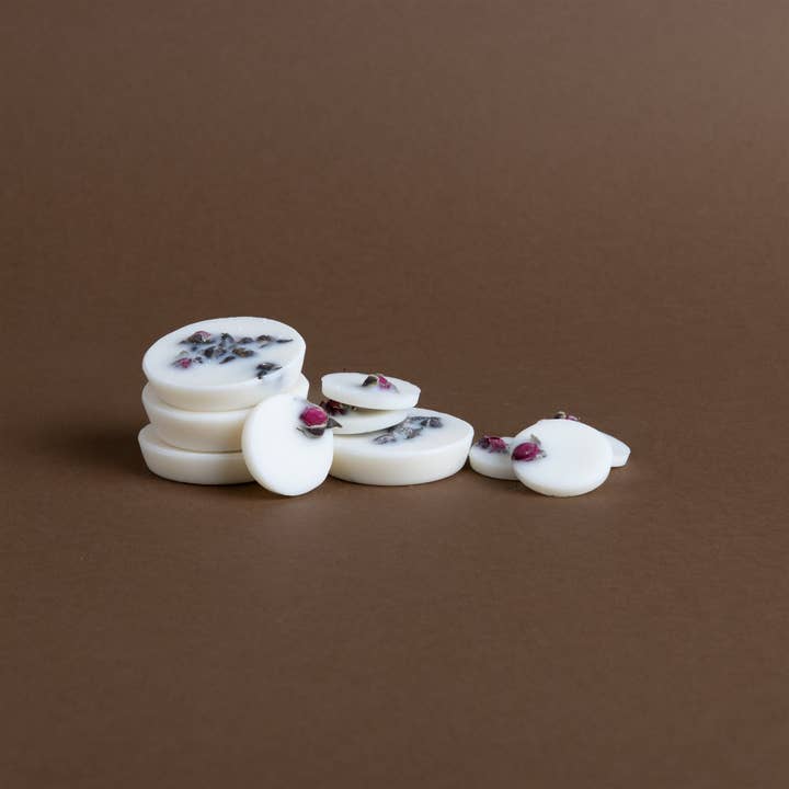 the MUNIO - Vendita all'ingrosso Cialde di cera - ROTONDI DI CERA PROFUMATI ALLA ROSA