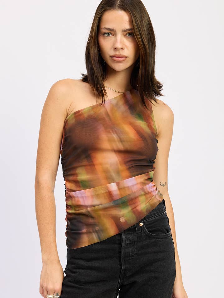 ASYMMETRICAL ONE SHOULDER TOP for wholesale by Emory Park