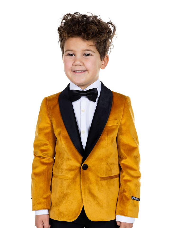 BOYS Dinner Jacket - Gold for wholesale by Oppo Merchandise Group B.V.