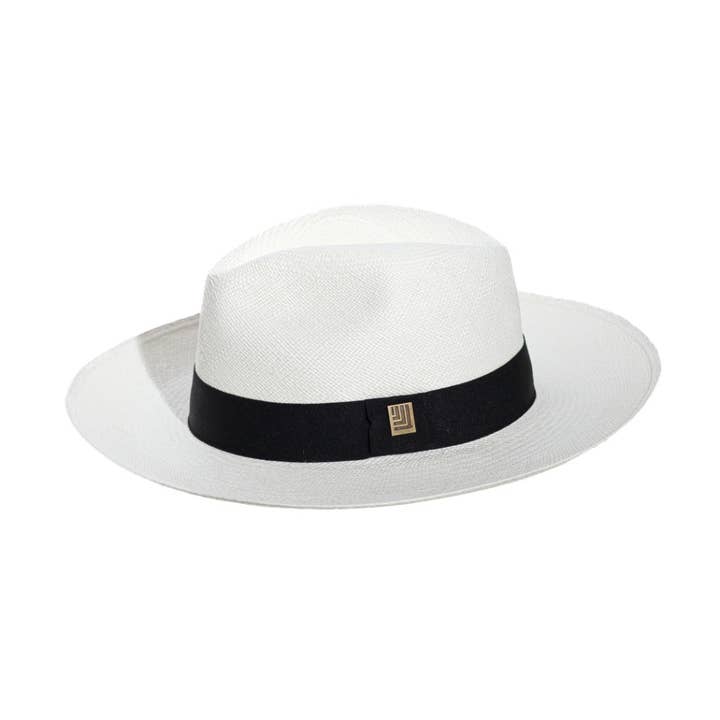 Panama Hat | Classic Fedora Hat | White for wholesale by LATITUDE ZERO GOODS