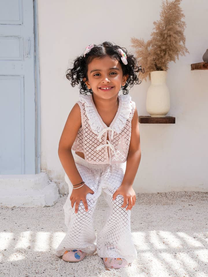 Yo Baby - Wholesale Pants - Kids - The beach Pants : WHITE : Infant : Toddler : Tween1