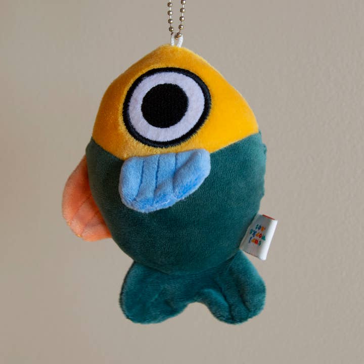 Curlworks - Wholesale Keychain - Unisex - Mochi Fish Fry Plush Keychain