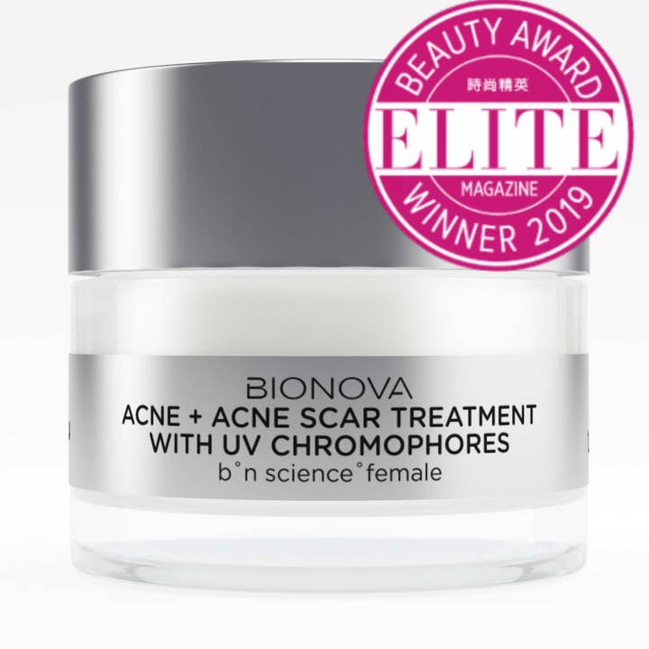 Acne+Acne Arbehandling med UV-kromoforer for engroshandel hos BIONOVA BN Science
