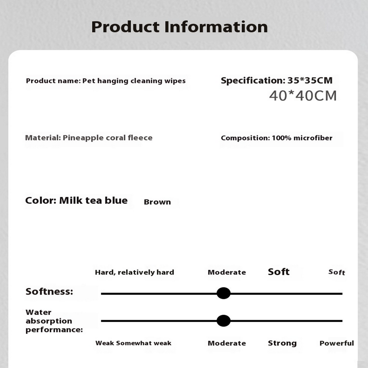 PAWPAWwholesale - Wholesale Pet Towel - Cat/Dog - Soft Hanging Pet Towel for Dogs and Cats_CWMM74937