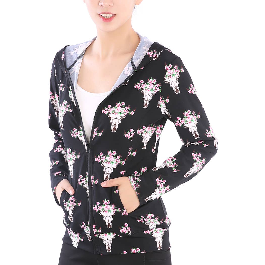 SSImport - Wholesale Athletic Jacket - Women's - A358 SPORTS HOODIE JACKET MIXED SIZES 12PCS/SET21